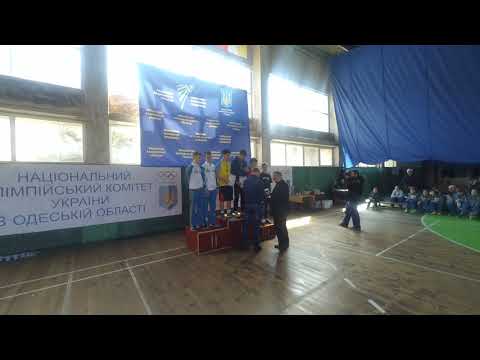 Награждение призеров ЧУ по бадминтону U-16 2018. Закрытие.
