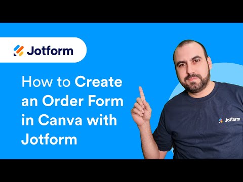 How to create an order form in Canva with Jotform | Jotform Blog