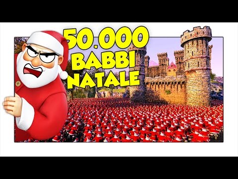50.000 BABBI NATALE INVADONO LA SCUOLA DI MAGIA! - Ultimate Epic Battle Simulator ITA (UEBS)