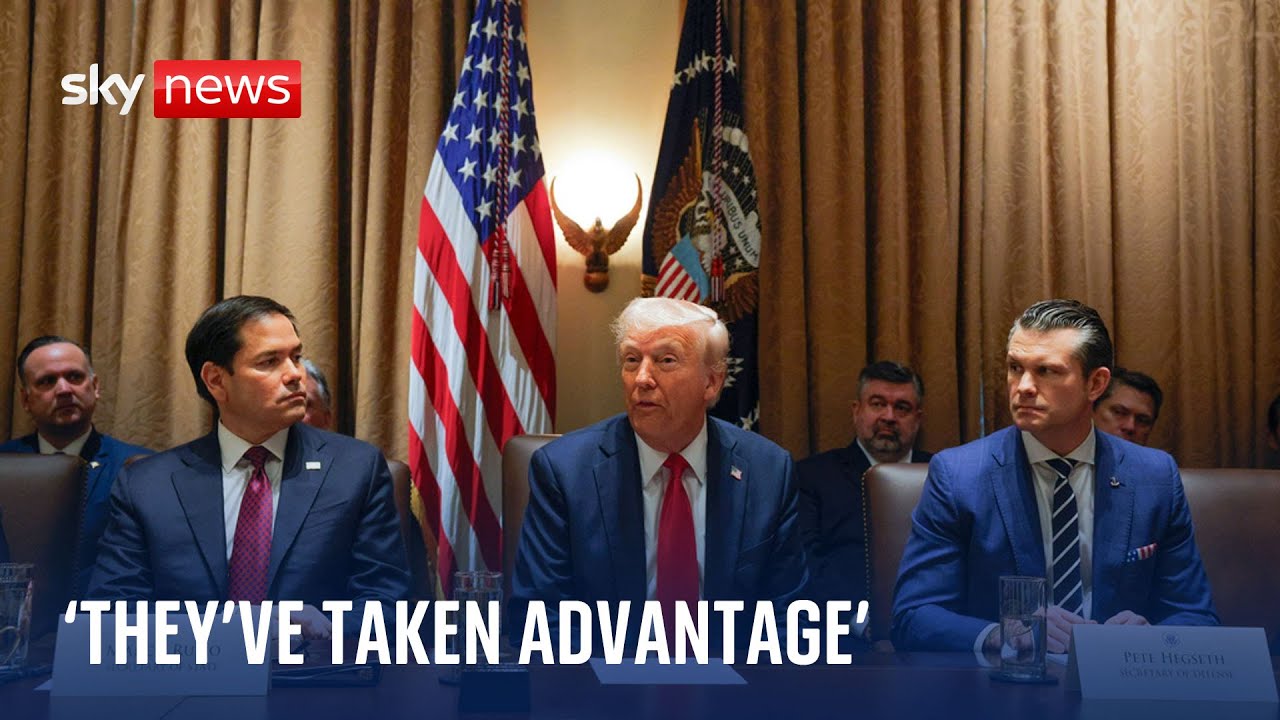 Donald Trump says EU was 'formed to screw the United States' and threatens 25% tariffs