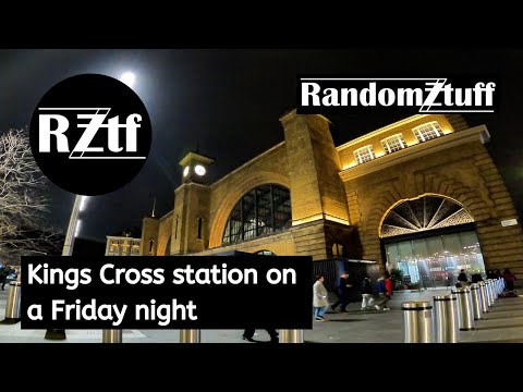 London King's Cross Railway Station - A walk through during rush hour