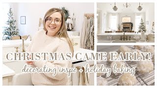 HOLIDAY DECORATING INSPIRATION | FAVORITE CHRISTMAS COOKIE RECIPE | MY HUSBAND SURPRISES ME!