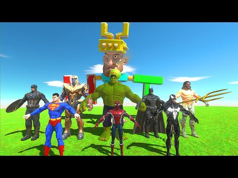 New Unit ( Crypto Bro ) vs The Avengers - Animal Revolt Battle Simulator