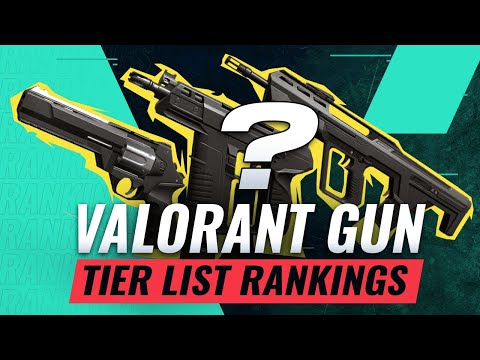 BEST VALORANT GUNS - Tier List by CSGO Pros
