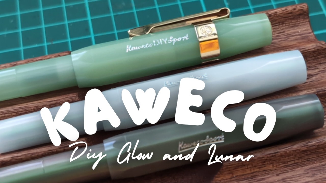 First Impressions: Kaweco DIY Glow, Lunar, and Cognac