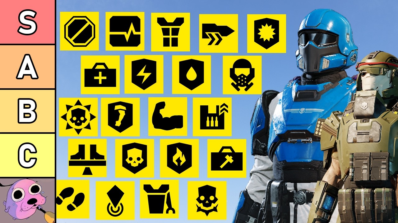 Best & Worst Armor Passives Ranked in Helldivers 2 Tier List