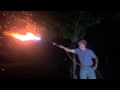Taking Down Hornets Nest With A Flame Thrower
