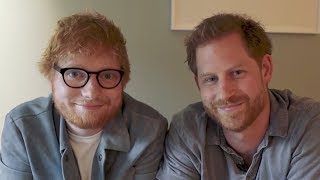 video: Prince Harry and Ed Sheeran in 'gingers unite' video for World Mental Health Day