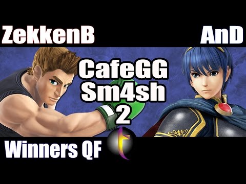 CGG2 Singles: SSB Wii U - WQF - ZekkenB vs AnD