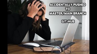 GIT:undo last push Github