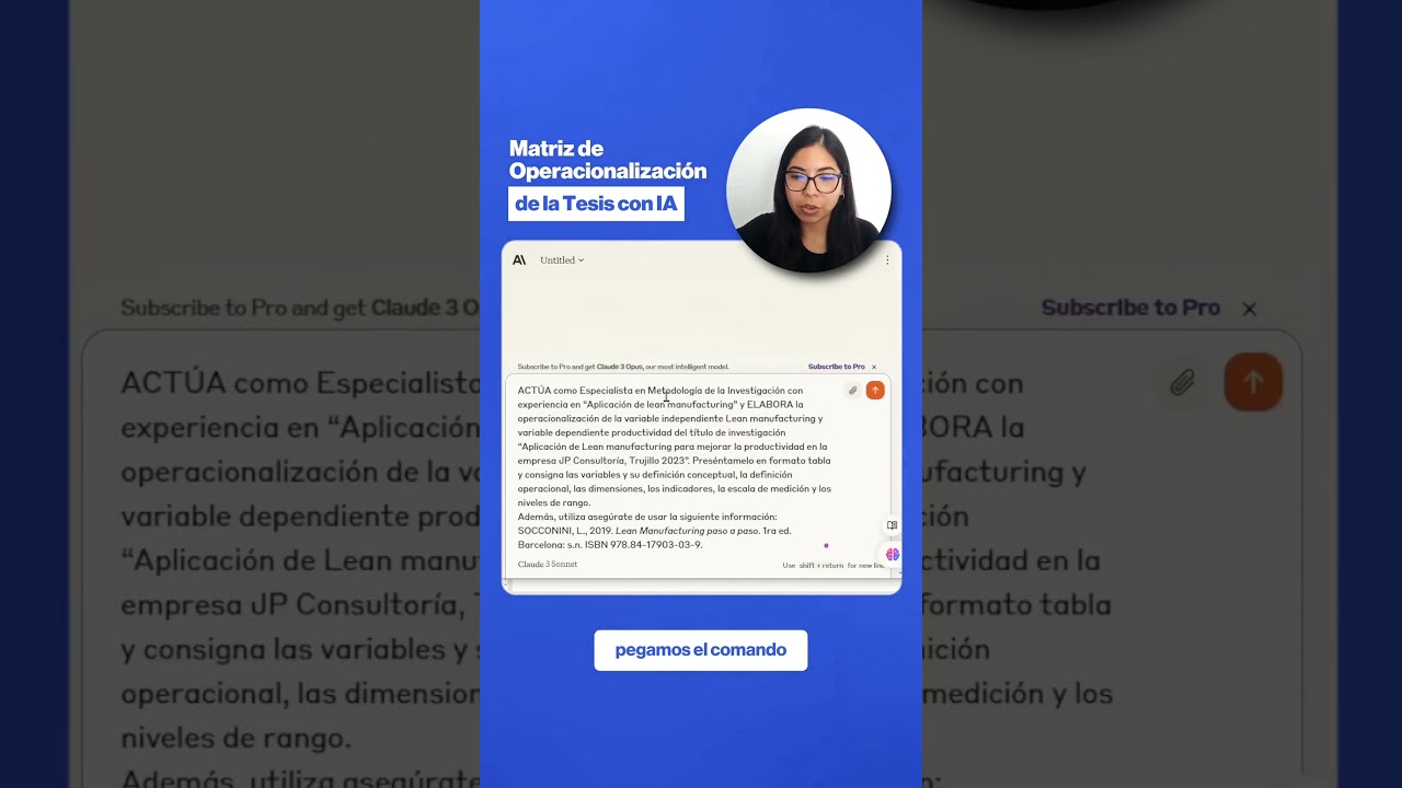 Matriz de operacionalización de variables con IA | Clase 07