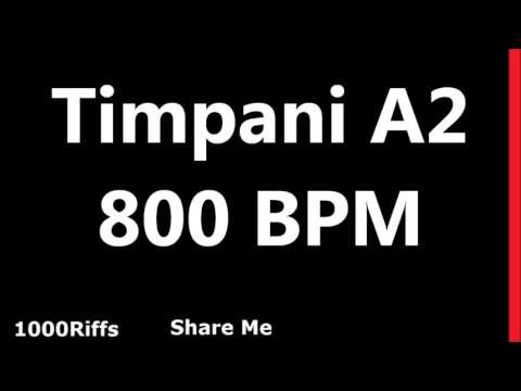 Timpani Metronome A2 : 800 BPM : Beats Per Minute