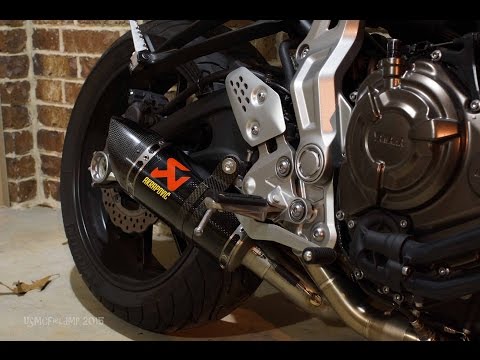 Sound Check - Akrapovic Carbon Race - 2015 FZ-07