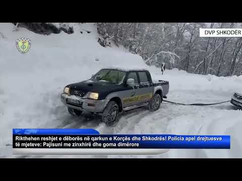 Rikthehen reshjet e dëborës në qarkun e Korçës dhe Shkodrës!