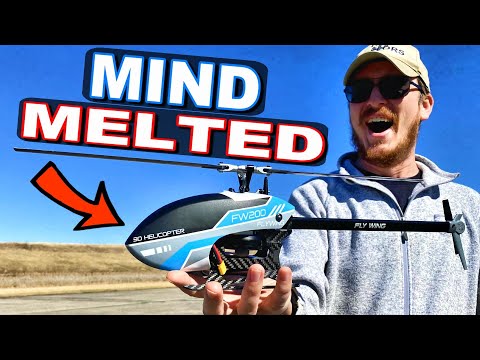 EASIEST to FLY RC Helicopter You Will EVER See! - Fly Wing FW200 GPS Heli