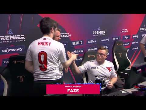 FaZe Emotions after winning Heroic! FaZe vs Heroic - BLAST Premier Fall Final 2022 l CSGO