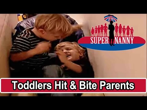 Twin Toddlers Hit & Bite Parents | Supernanny