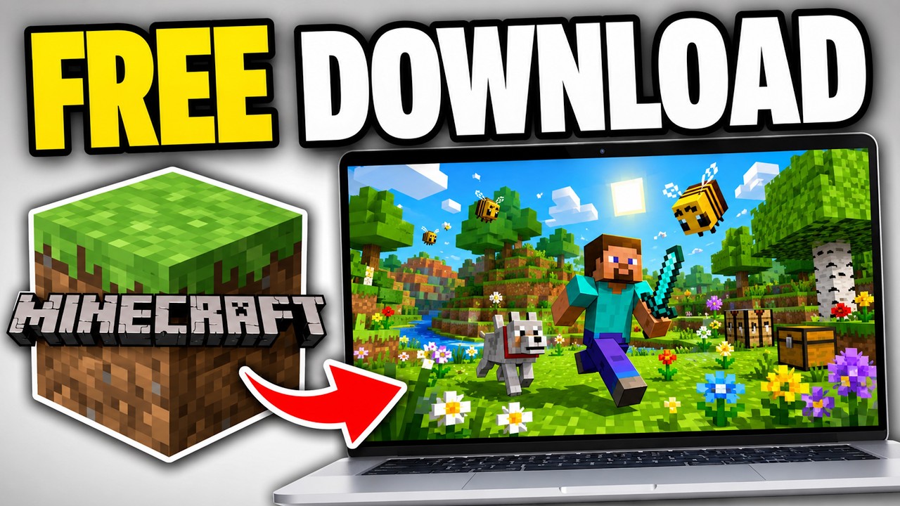 How To Download Minecraft For FREE On PC🎮🔥