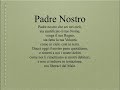 Padre Nostro The Lord S Prayer Italian Padre Nuestro Italiano