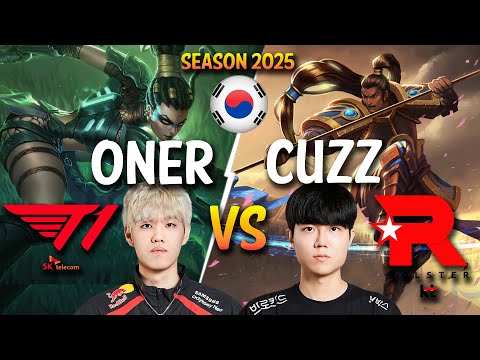 T1 Oner NIDALEE vs KT Cuzz XIN ZHAO Jungle - Patch 15.3 KR Ranked | lolrec