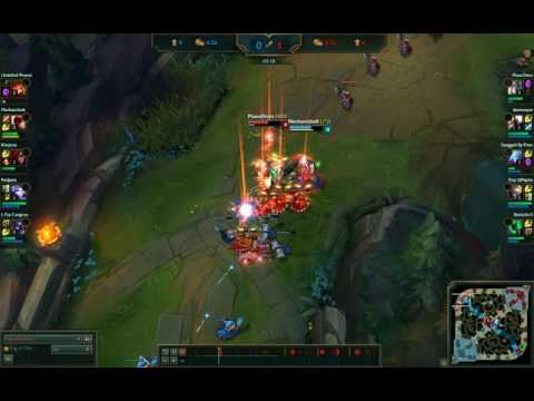 Galio Vs Gnar and Lee Sin 1V2 Outplay.
