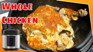 Crock-Pot Express Whole Chicken full process