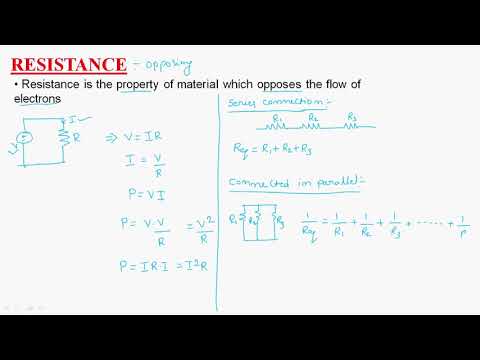 Resistance | Series Parallel | Circuits Systems | Lec 5