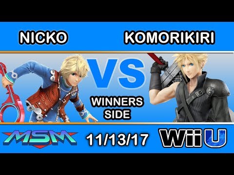 MSM 121 - FAD | Nicko (Shulk) Vs. 2GG | komorikiri (Cloud) Winners Side