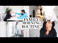 A RAW FAMILY MORNING ROUTINE WITH 2 KIDS!