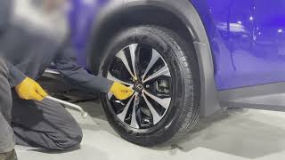 2015-2021 Lexus NX200t NX300 NX300h Spare Tire Installation Instructions