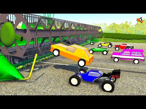 Beamng drive - Real Cars vs Toy Сars crashes #6