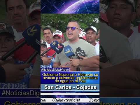 Gobierno Nacional e Hidroven se avocan a solventar problemática de agua en el Pao #venezuela