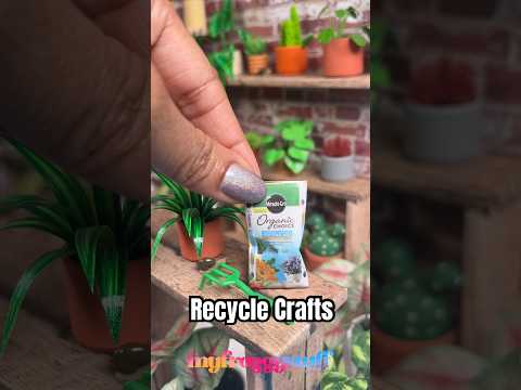 Making Dollhouse Miniatures From Recycled Mail | DIY Mini Brands for Dolls