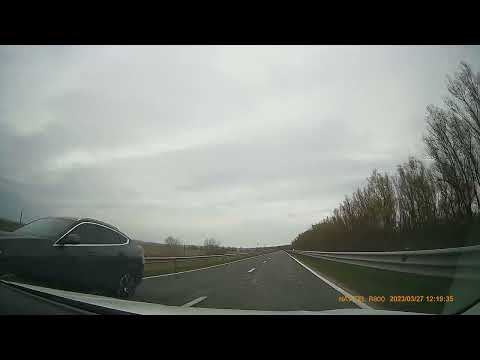 CURSA SPECIALA, DEPASIRE  IN CURBA PE LINE CONTINUA VORBIND LA TELEFON CT 47 LZX