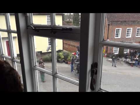 The filming of "Chickens" when Finchingfield returned to 1914