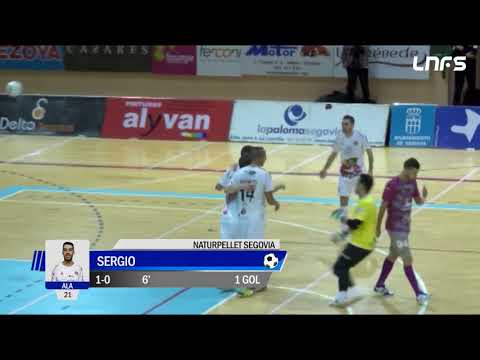 Gol Sergio (1-0) Naturpellet Segovia - Palma Futsal. J11, 1Div