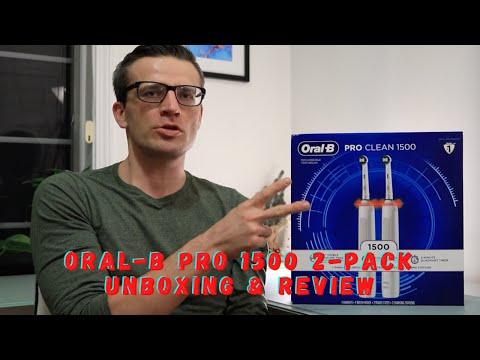 Oral-B Pro 1500 2-Pack: Unboxing & Review