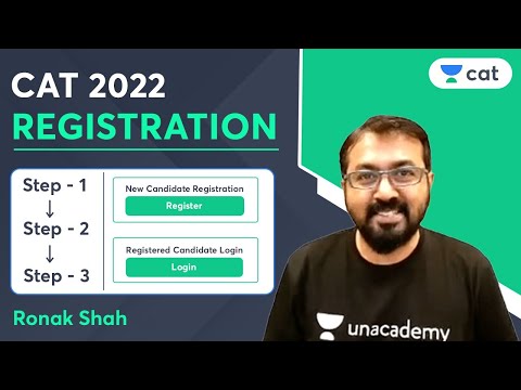 CAT 2022 Registration (Form filling) Process | Ronak Shah