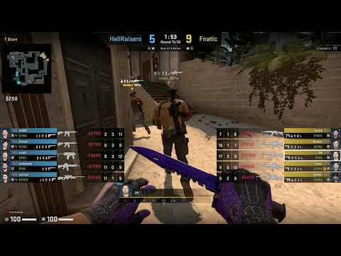 CS:GO Pov Demo Fnatic JW (25/16) vs HellRaisers (de_mirage)
