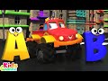 Learn Alphabets Monster Truck Dan Car Cartoon Videos For Children By Kids Channel