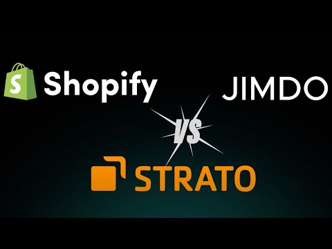 Webseitenbau im ultimativen Vergleich: Shopify, Jimdo und Strato im ultimativen Review-Test!