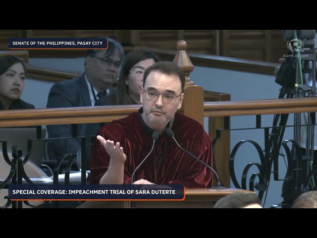 Impeachment trial of Vice President Sara Duterte