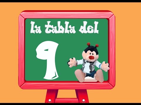Aprende "LA Tabla DE Multiplicar DEL 9" super fácil. Canal infantil.
