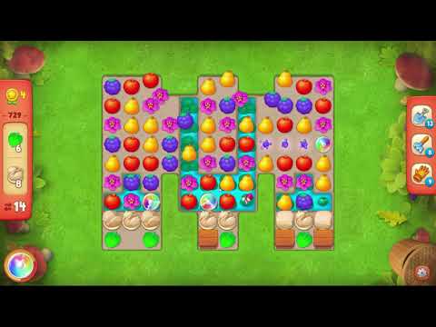 Gardenscapes Level 729