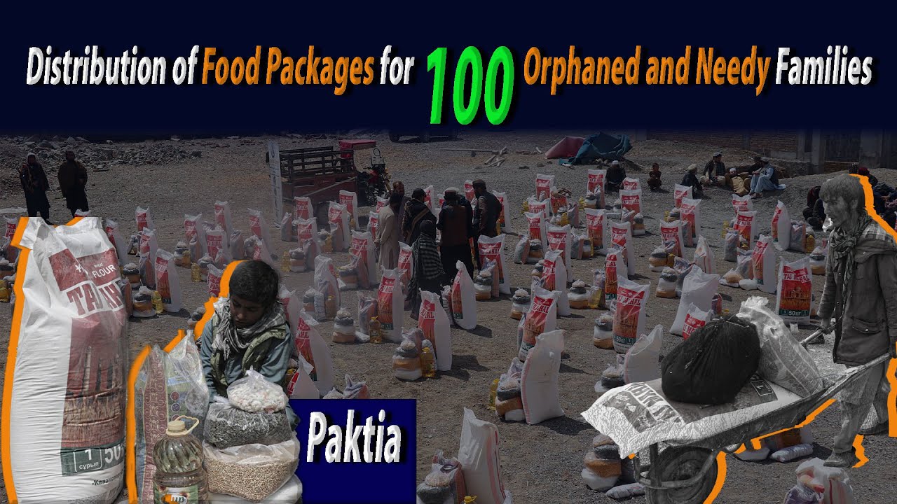 📢 Distribution of Food Packages in Paktia Province 🛒🍚
