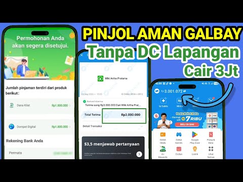 Pinjol Ilegal Aman Galbay Tanpa DC Lapangan Cair Ke DANA | PINJOL DATA BUSUK TETAP CAIR 3 JUTA!
