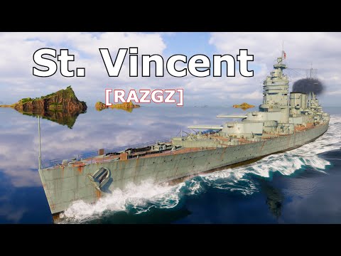 World of WarShips St. Vincent - 6 Kills 362K Damage