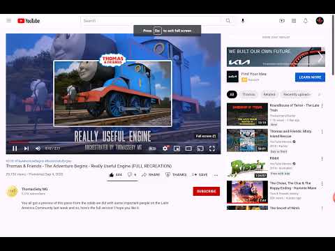 Really Useful Engine sing-along and mashup without karoake