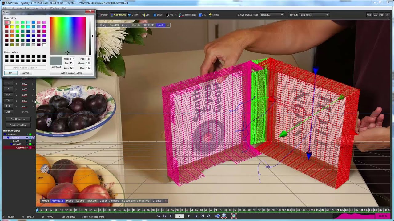 SynthEyes GeoH Tracking Export to Blender