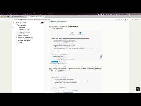 Oci Onboarding P6 Enable Logging Analytics